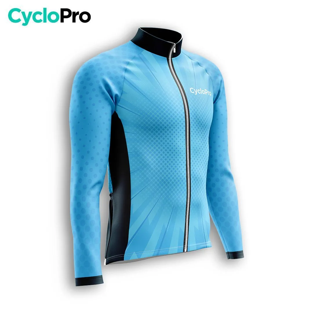 TENUE CYCLISTE HIVER HOMME BLEUE - SPEED+