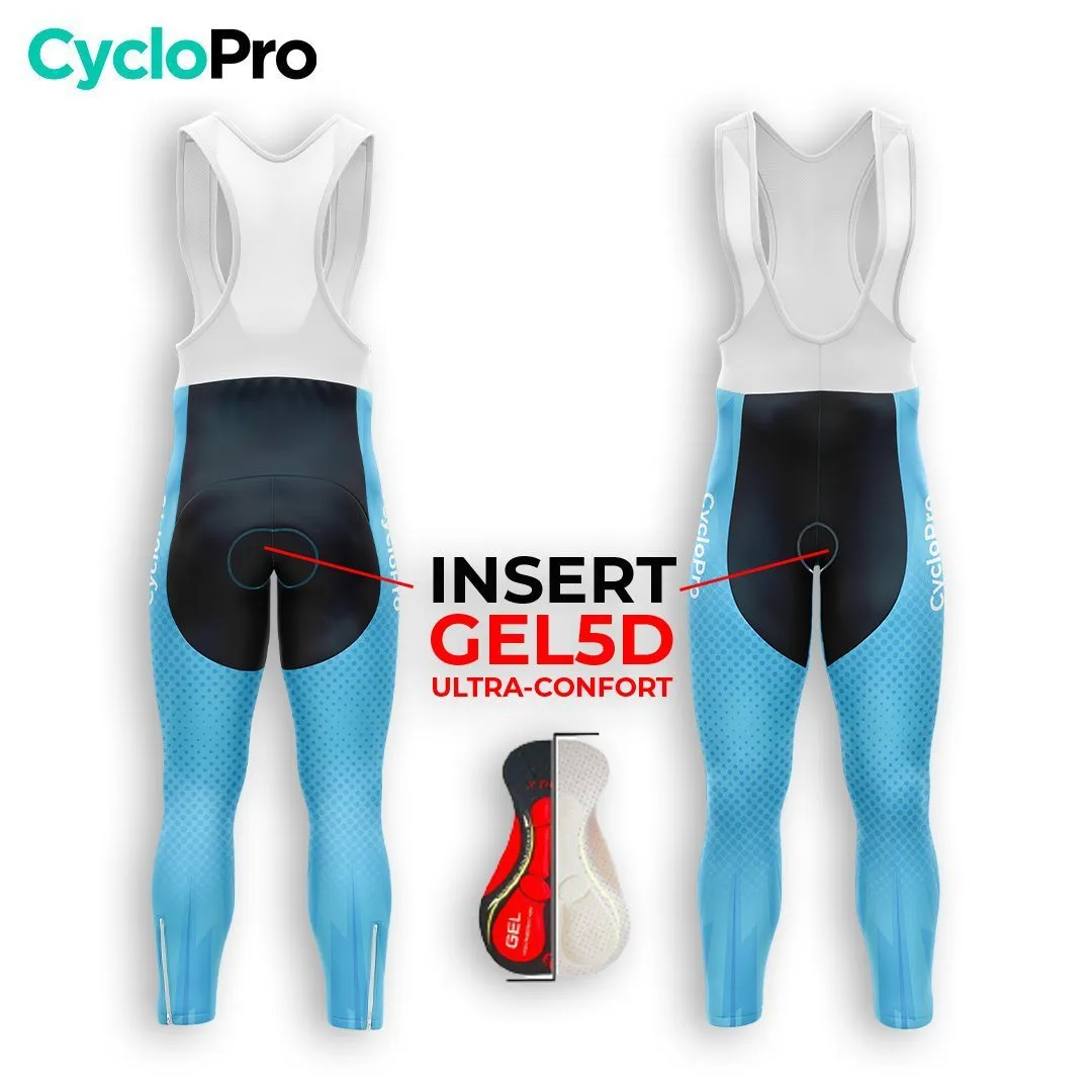 TENUE CYCLISTE HIVER HOMME BLEUE - SPEED+