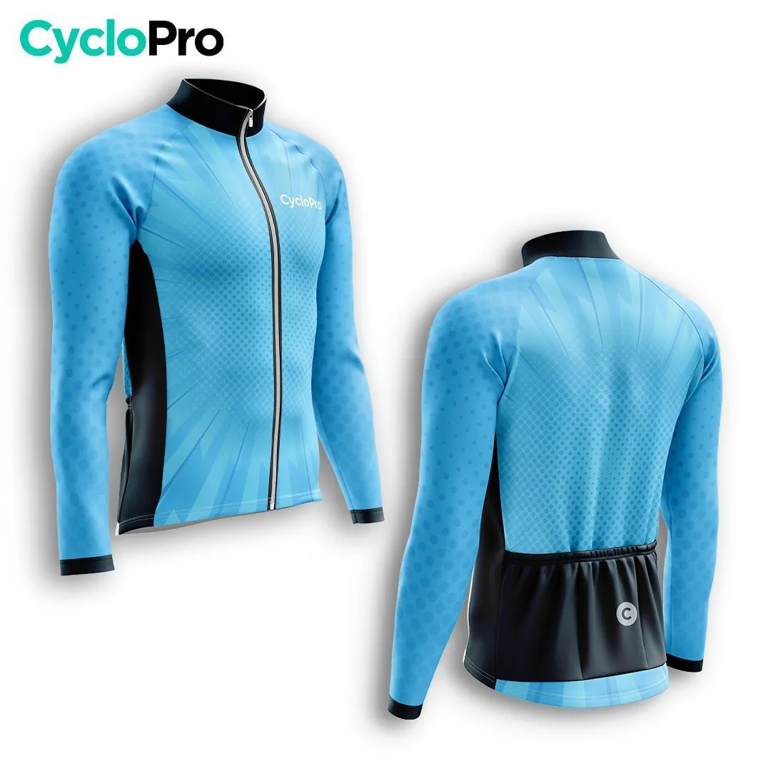 TENUE CYCLISTE HIVER HOMME BLEUE - SPEED+