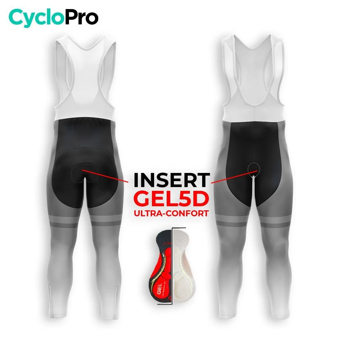 TENUE CYCLISTE HIVER HOMME GRISE - TRACE+