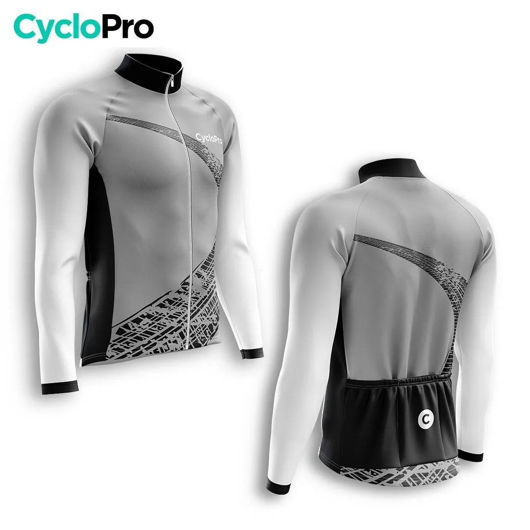 TENUE CYCLISTE HIVER HOMME GRISE - TRACE+