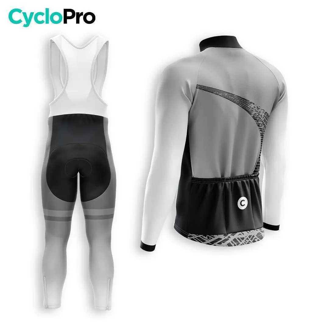 TENUE CYCLISTE HIVER HOMME GRISE - TRACE+