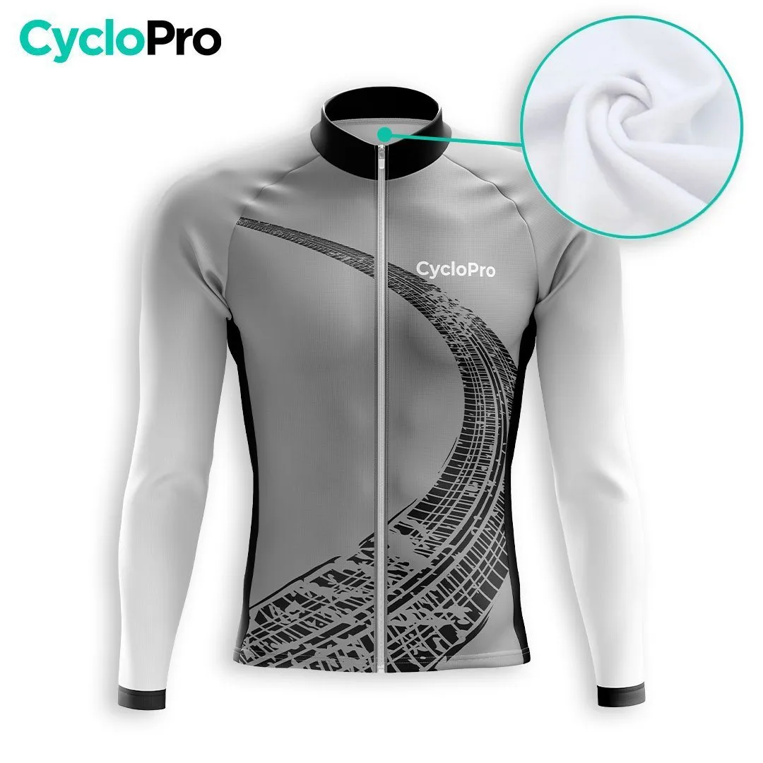 TENUE CYCLISTE HIVER HOMME GRISE - TRACE+