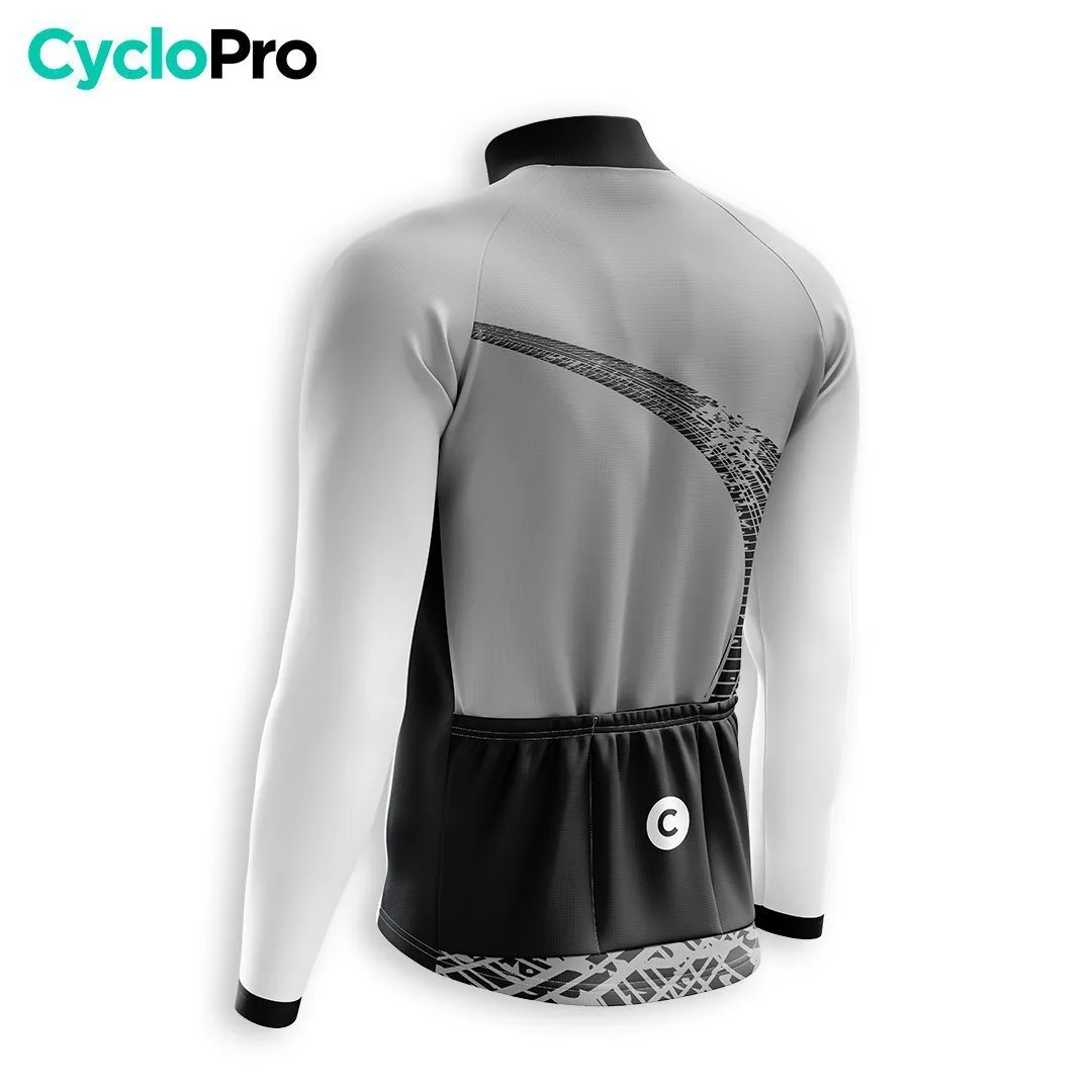 TENUE CYCLISTE HIVER HOMME GRISE - TRACE+