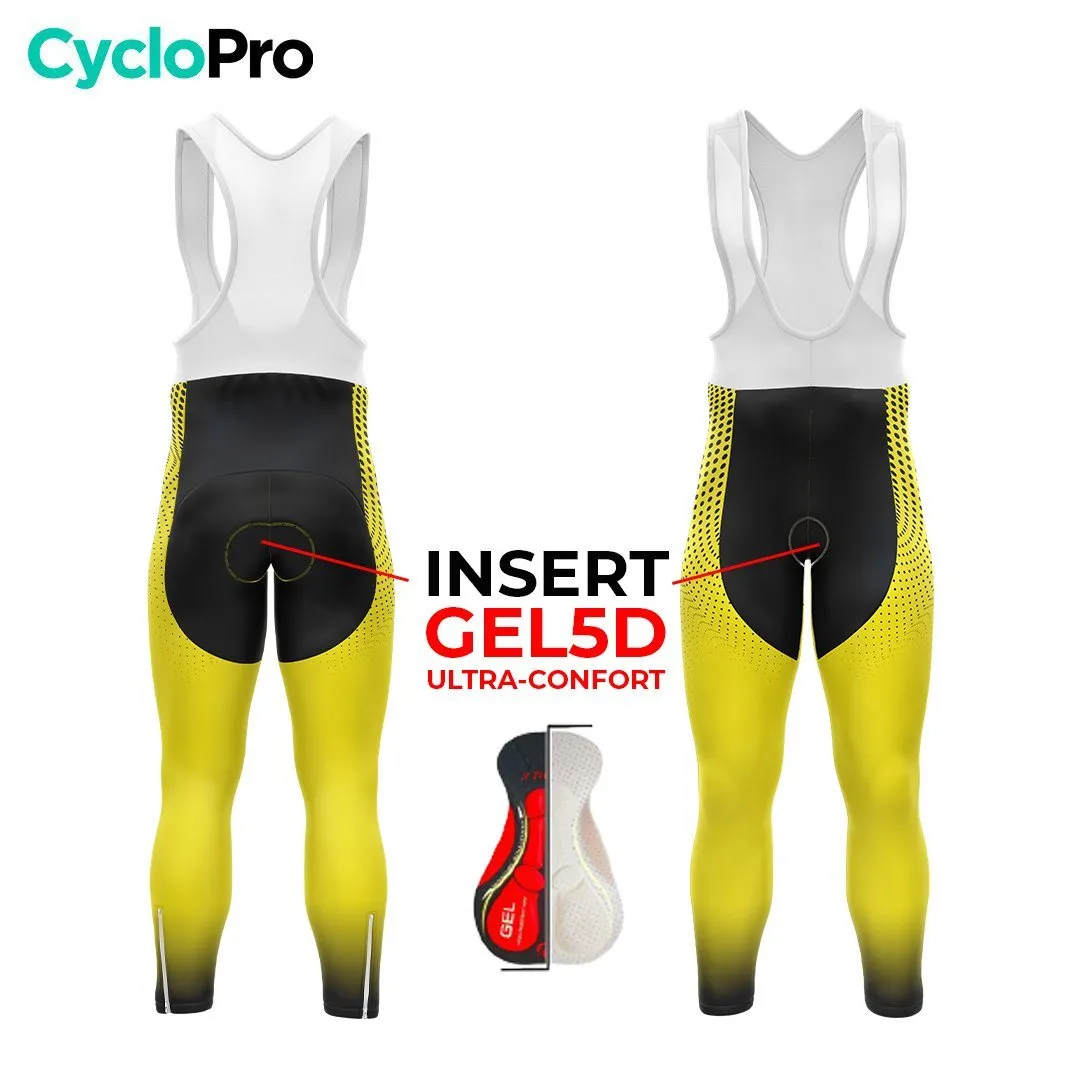 TENUE CYCLISTE HIVER HOMME JAUNE - DIMENSION+