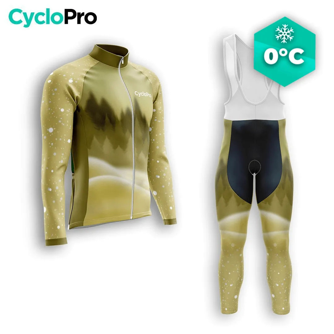 TENUE CYCLISTE HIVER HOMME JAUNE - SNOW+