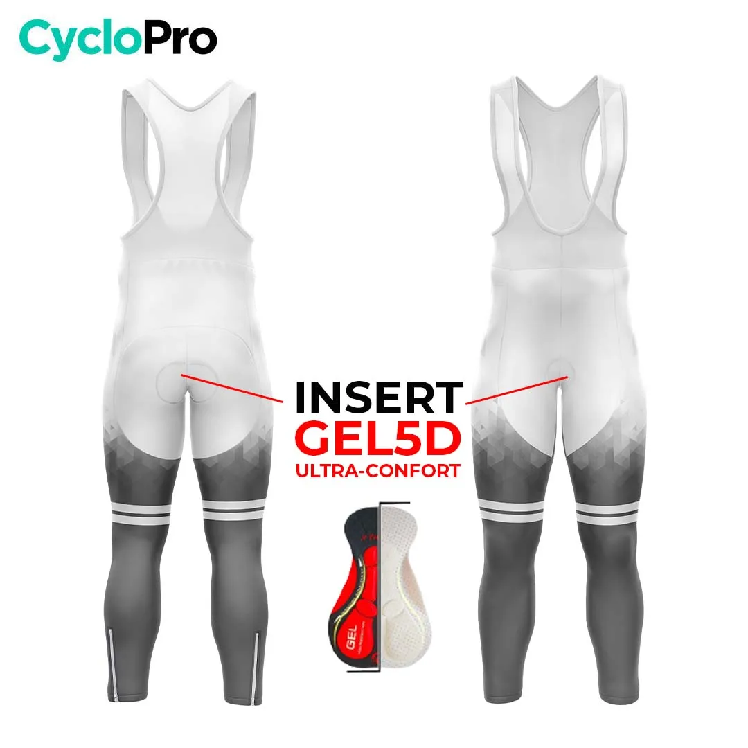 TENUE CYCLISTE HIVER HOMME NOIRE - CRISTAL+