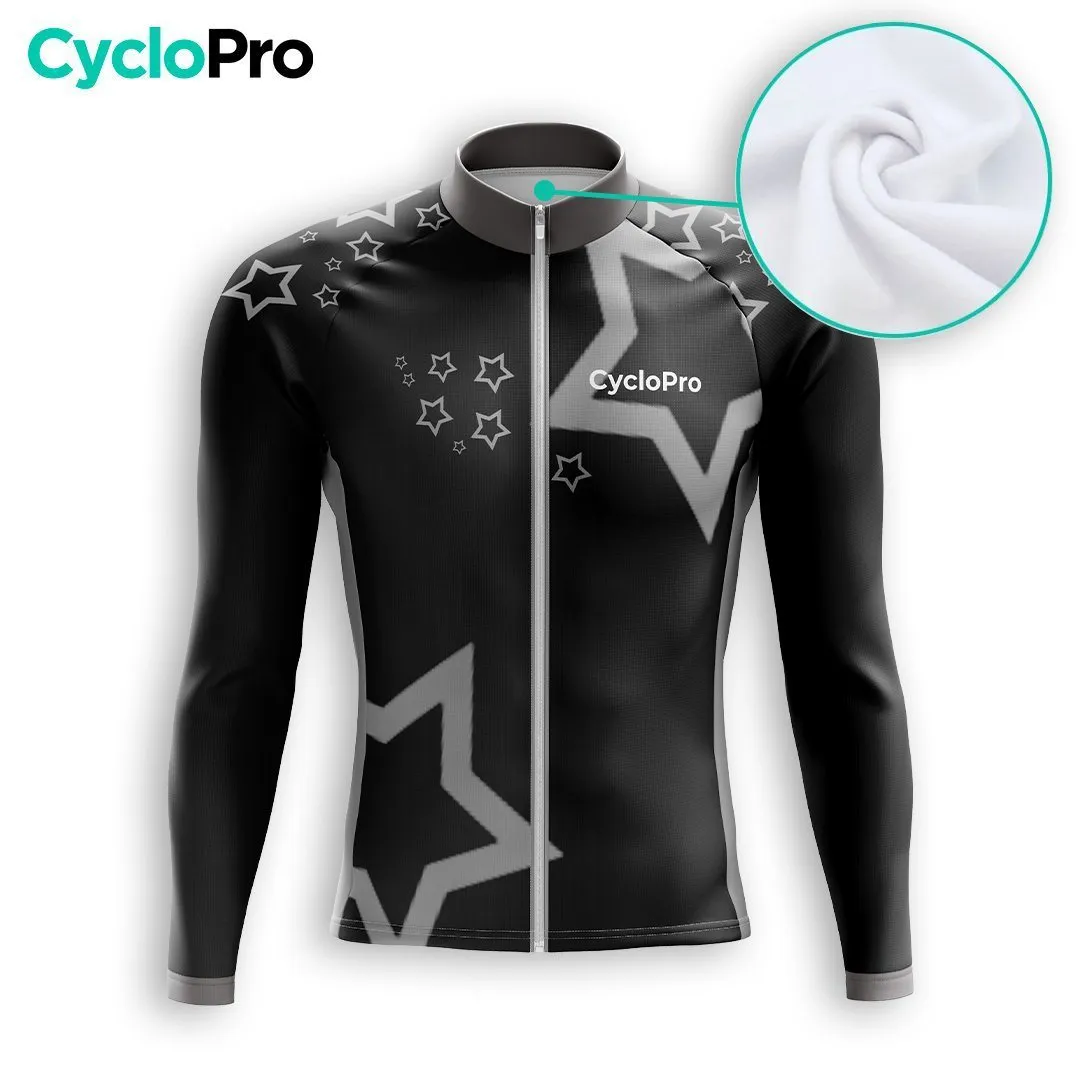 TENUE CYCLISTE HIVER HOMME NOIRE - STAR+