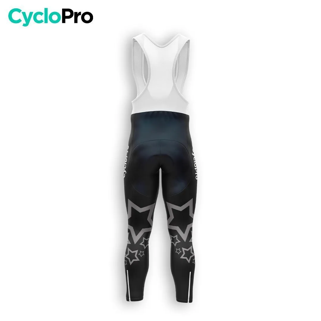 TENUE CYCLISTE HIVER HOMME NOIRE - STAR+