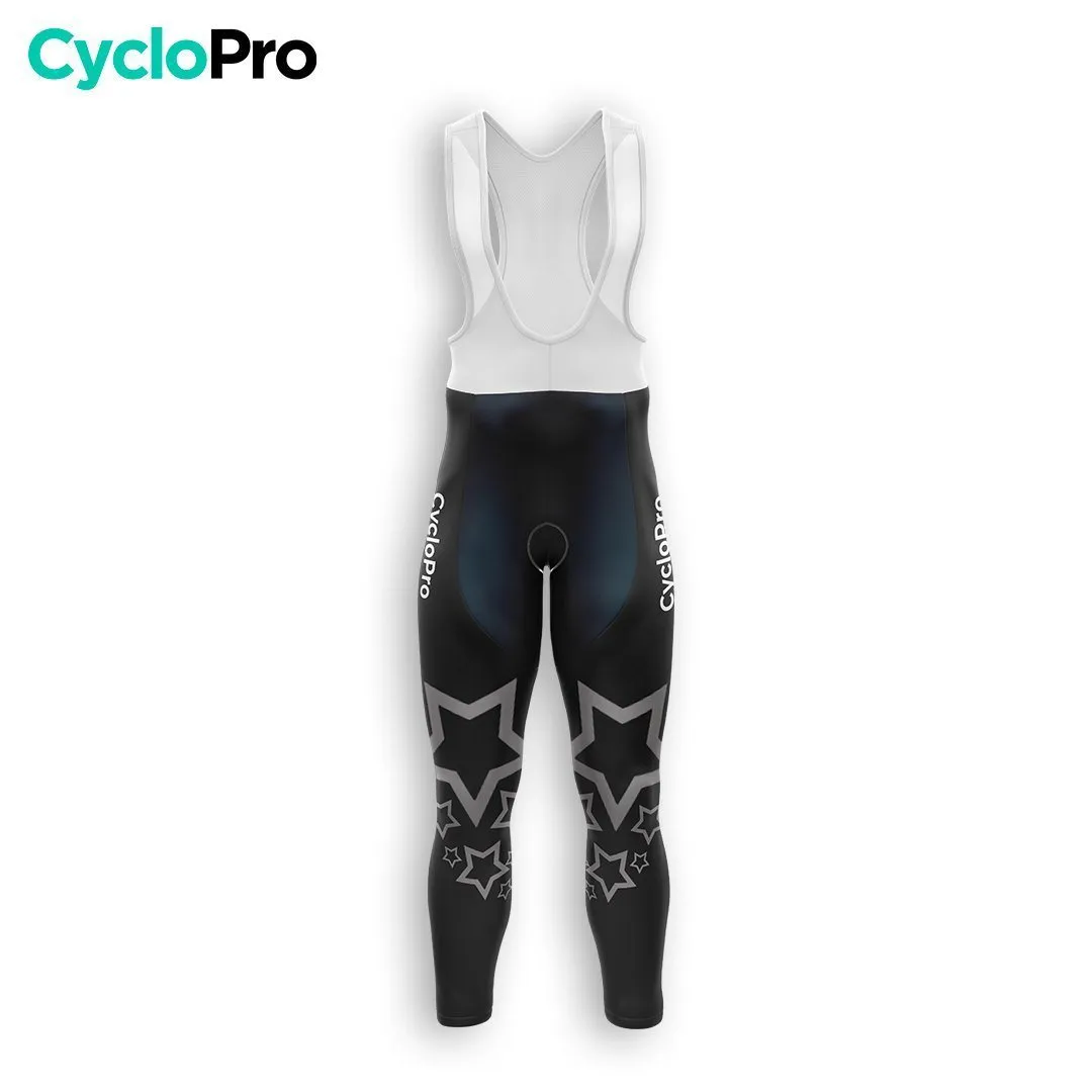 TENUE CYCLISTE HIVER HOMME NOIRE - STAR+