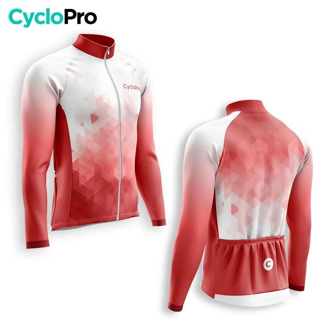 TENUE CYCLISTE HIVER HOMME ROUGE - CRISTAL+