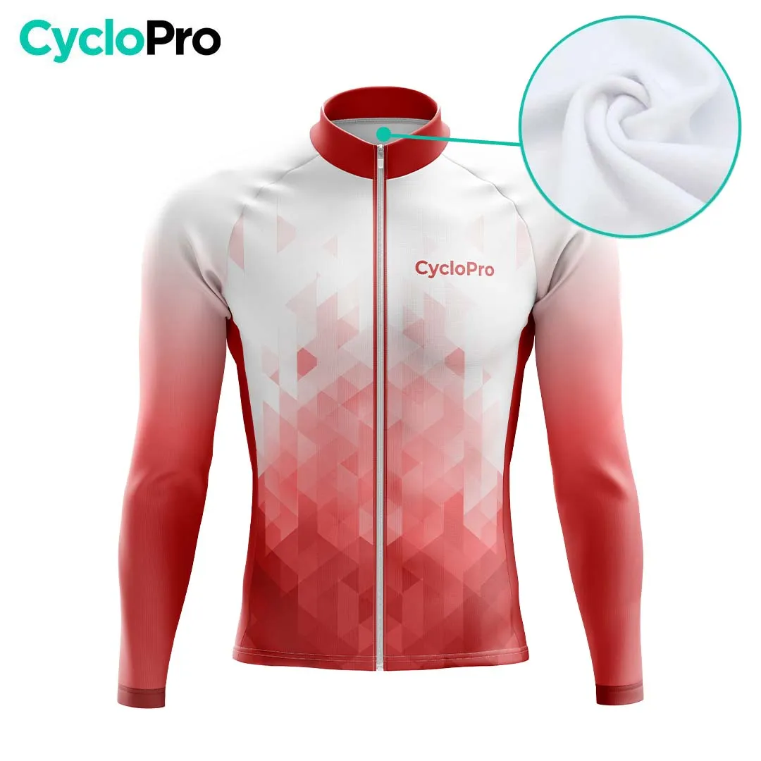 TENUE CYCLISTE HIVER HOMME ROUGE - CRISTAL+