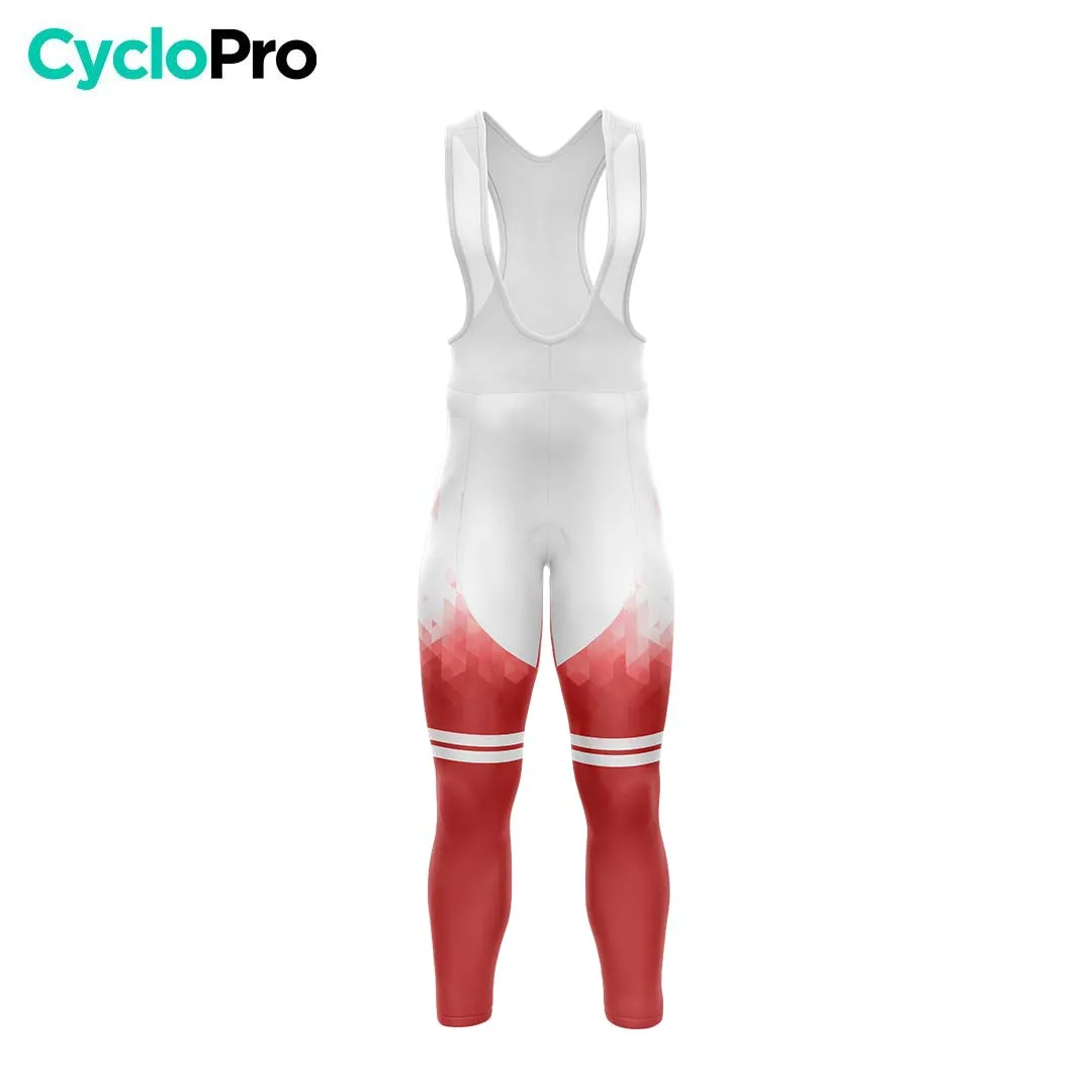 TENUE CYCLISTE HIVER HOMME ROUGE - CRISTAL+