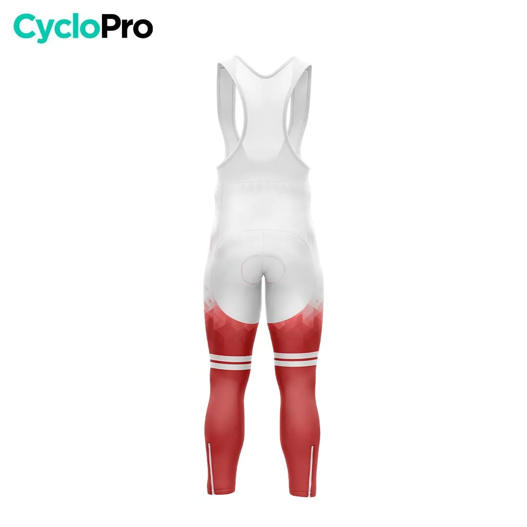 TENUE CYCLISTE HIVER HOMME ROUGE - CRISTAL+