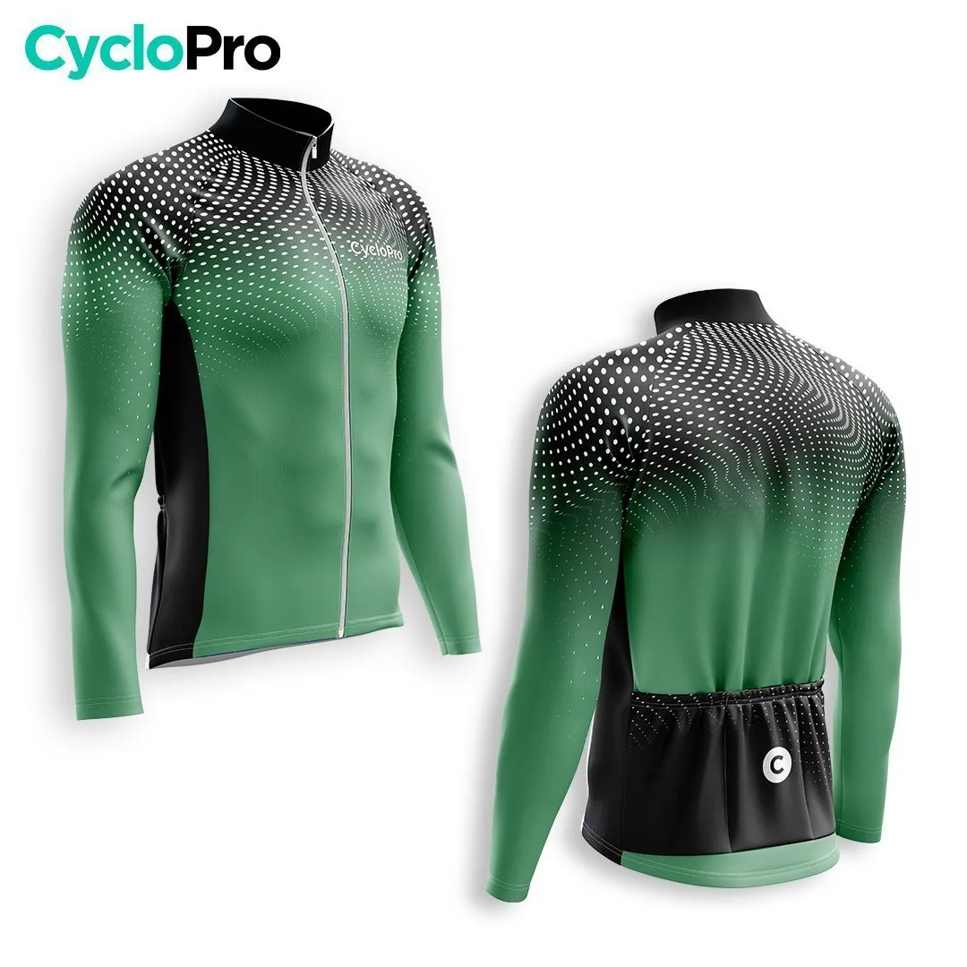 TENUE CYCLISTE HIVER HOMME VERTE - DIMENSION+