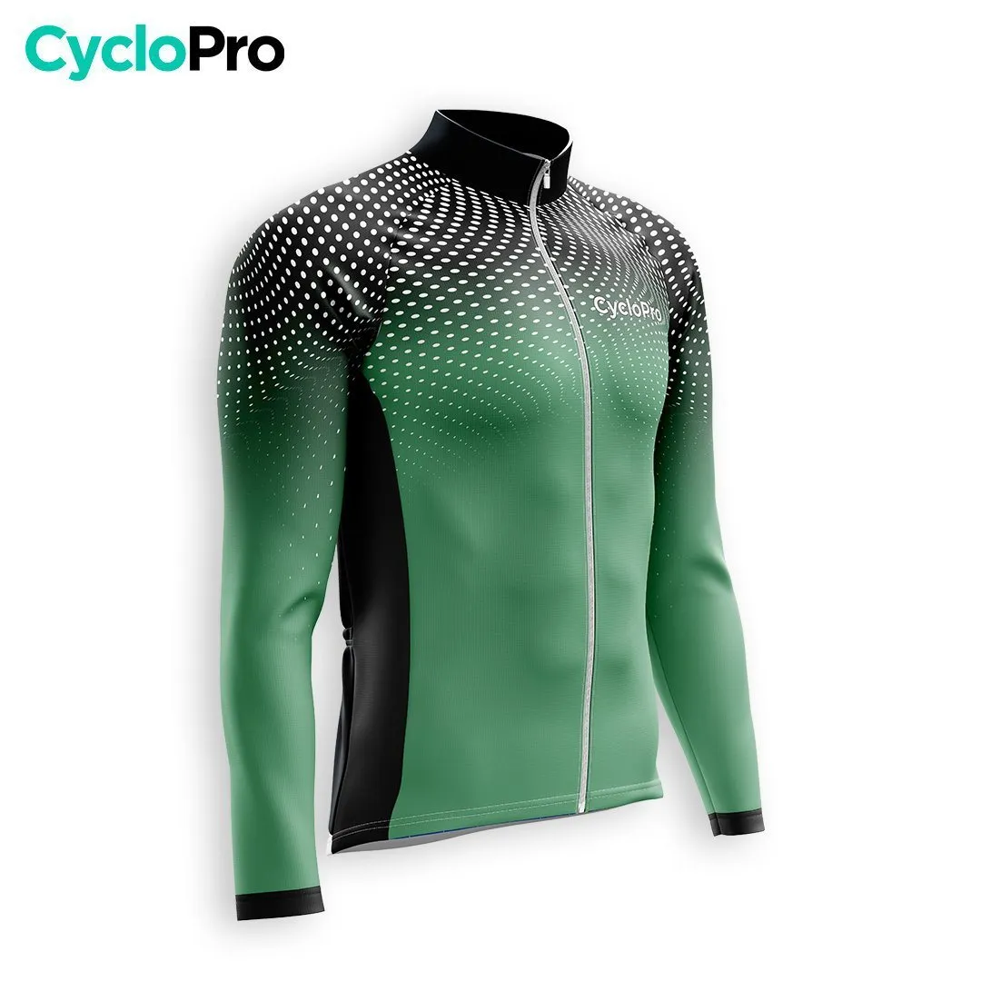 TENUE CYCLISTE HIVER HOMME VERTE - DIMENSION+