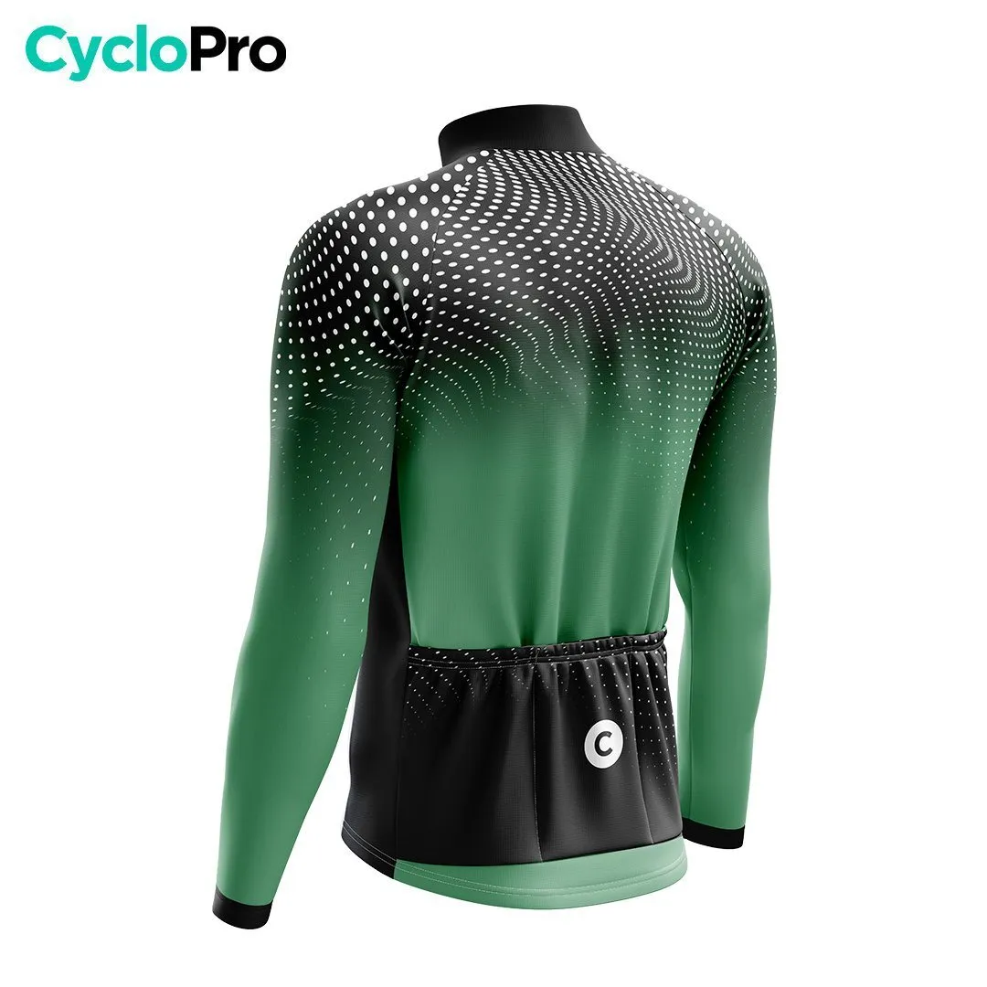 TENUE CYCLISTE HIVER HOMME VERTE - DIMENSION+