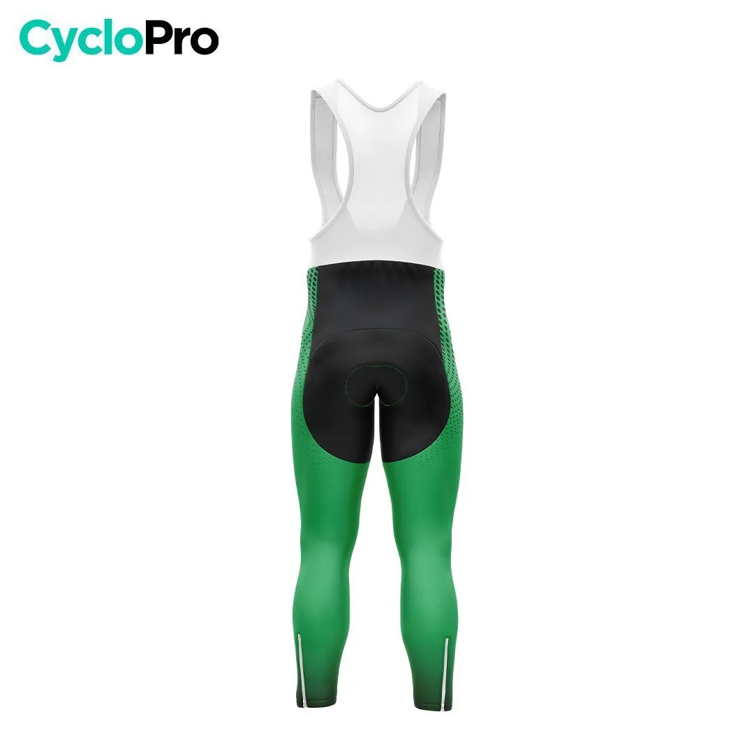 TENUE CYCLISTE HIVER HOMME VERTE - DIMENSION+