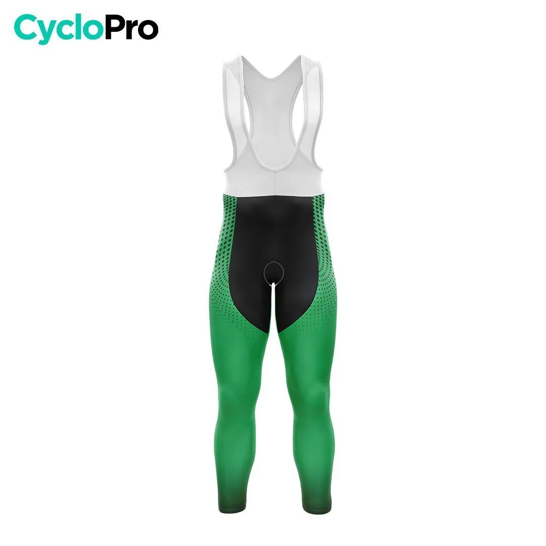 TENUE CYCLISTE HIVER HOMME VERTE - DIMENSION+