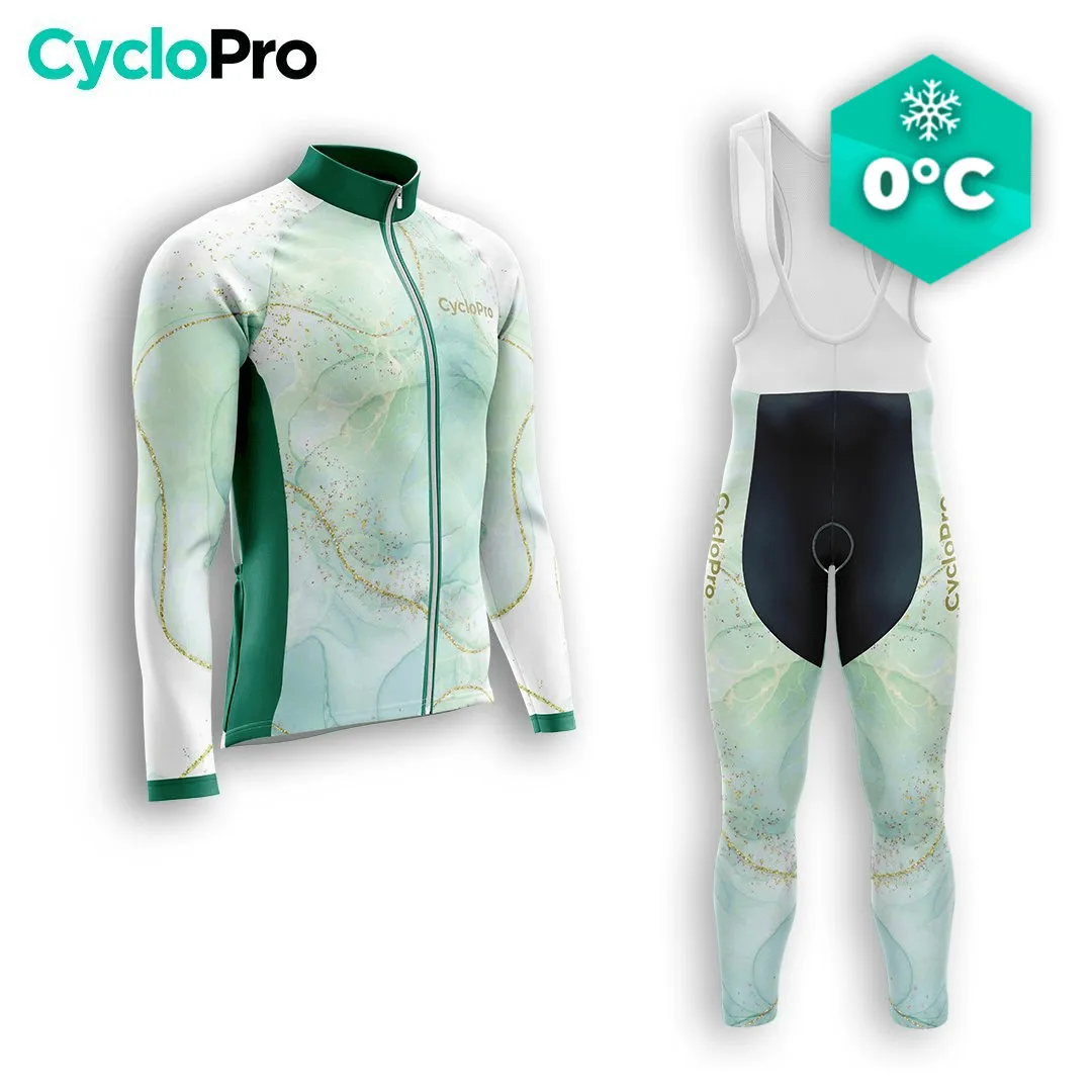 TENUE CYCLISTE HIVER HOMME VERTE - TEINTE+