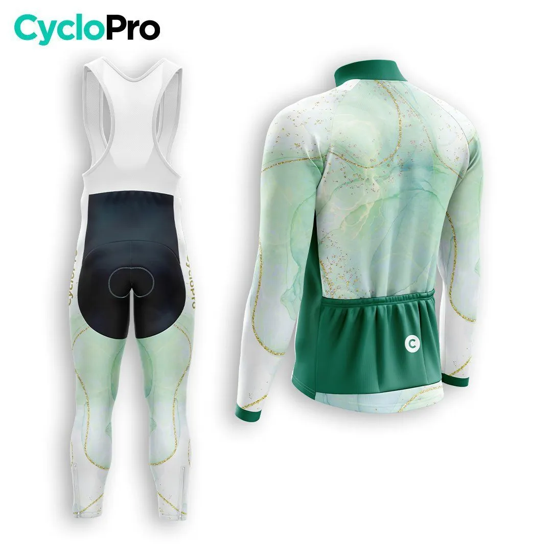 TENUE CYCLISTE HIVER HOMME VERTE - TEINTE+