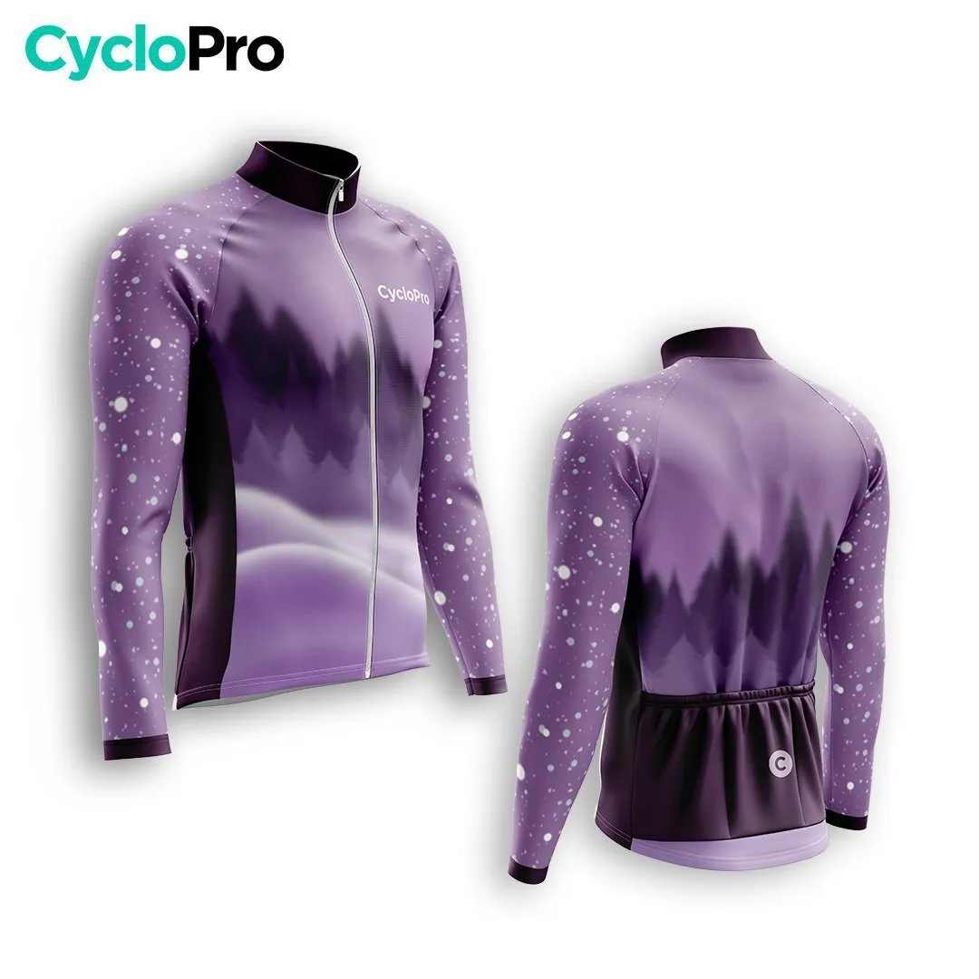 TENUE CYCLISTE HIVER HOMME VIOLET - SNOW+