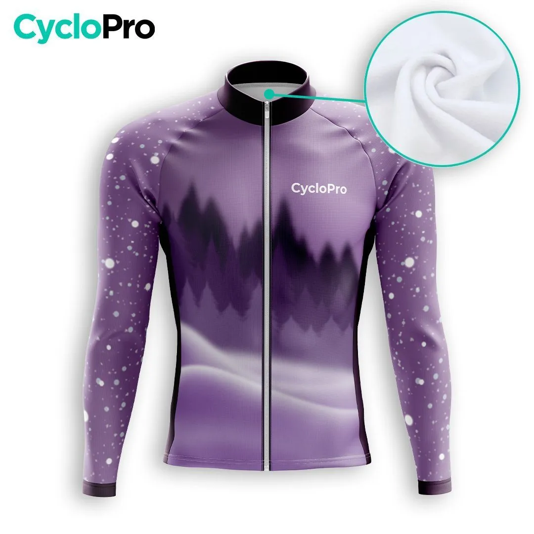 TENUE CYCLISTE HIVER HOMME VIOLET - SNOW+