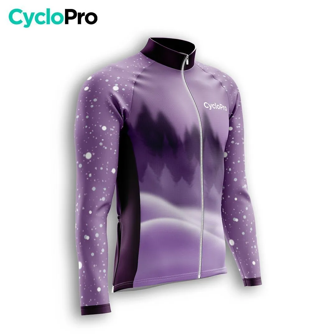 TENUE CYCLISTE HIVER HOMME VIOLET - SNOW+