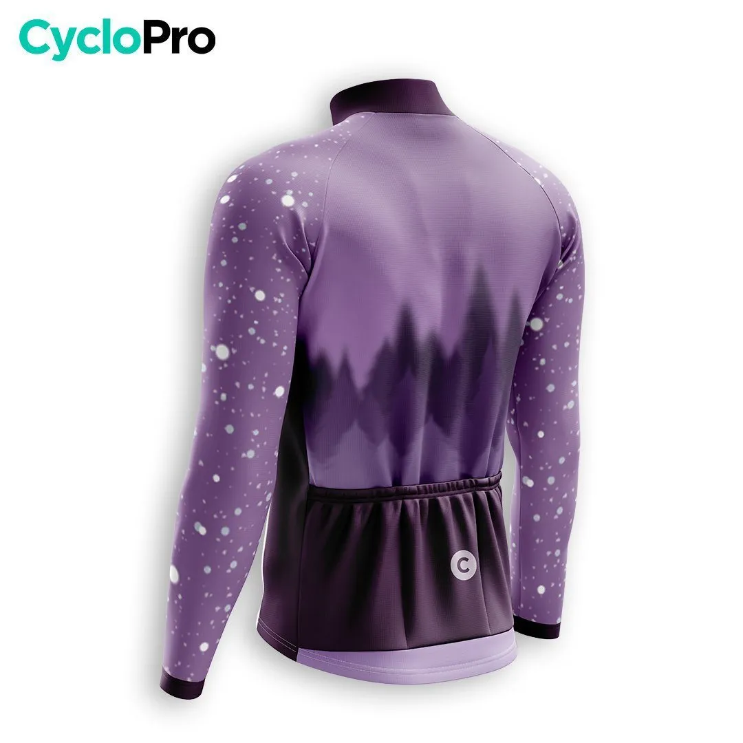 TENUE CYCLISTE HIVER HOMME VIOLET - SNOW+