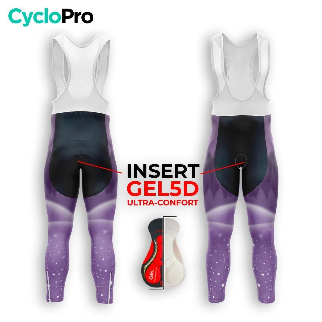 TENUE CYCLISTE HIVER HOMME VIOLET - SNOW+