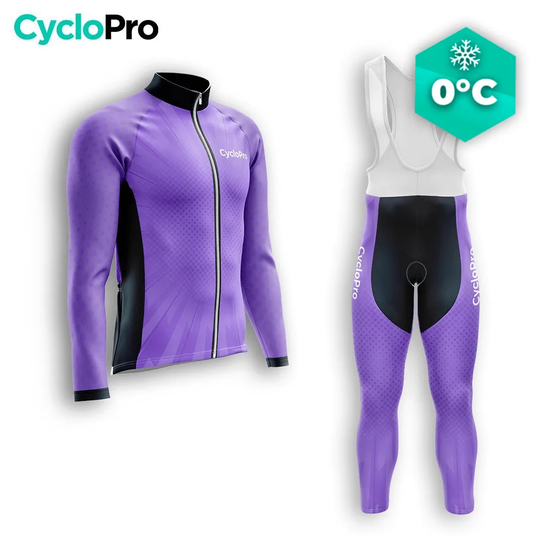 TENUE CYCLISTE HIVER HOMME VIOLET - SPEED+