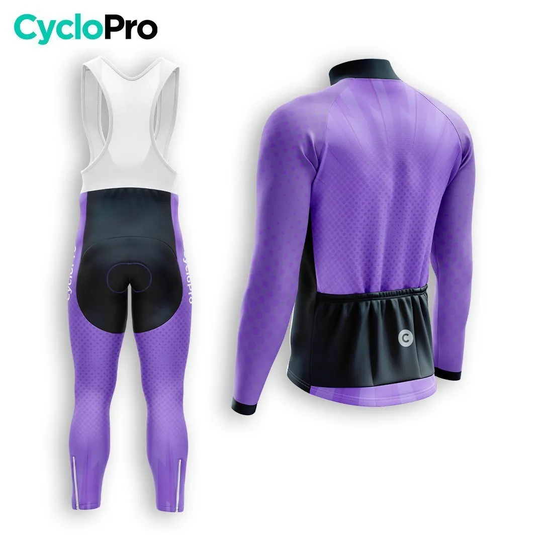 TENUE CYCLISTE HIVER HOMME VIOLET - SPEED+