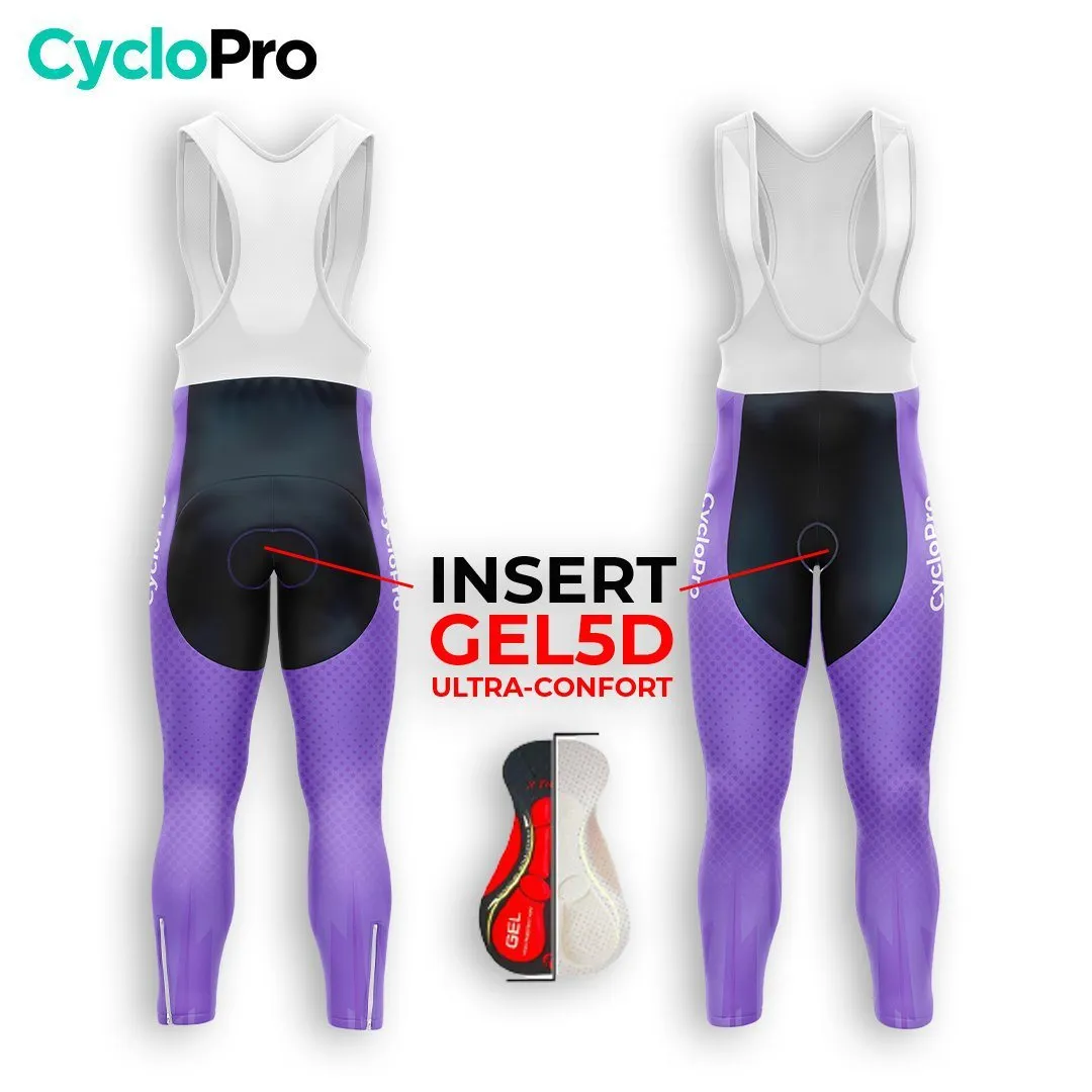 TENUE CYCLISTE HIVER HOMME VIOLET - SPEED+