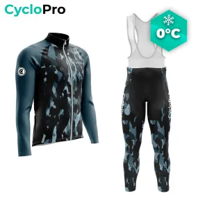 TENUE CYCLISTE HIVER MARINE - COMMANDEUR - DESTOCKAGE