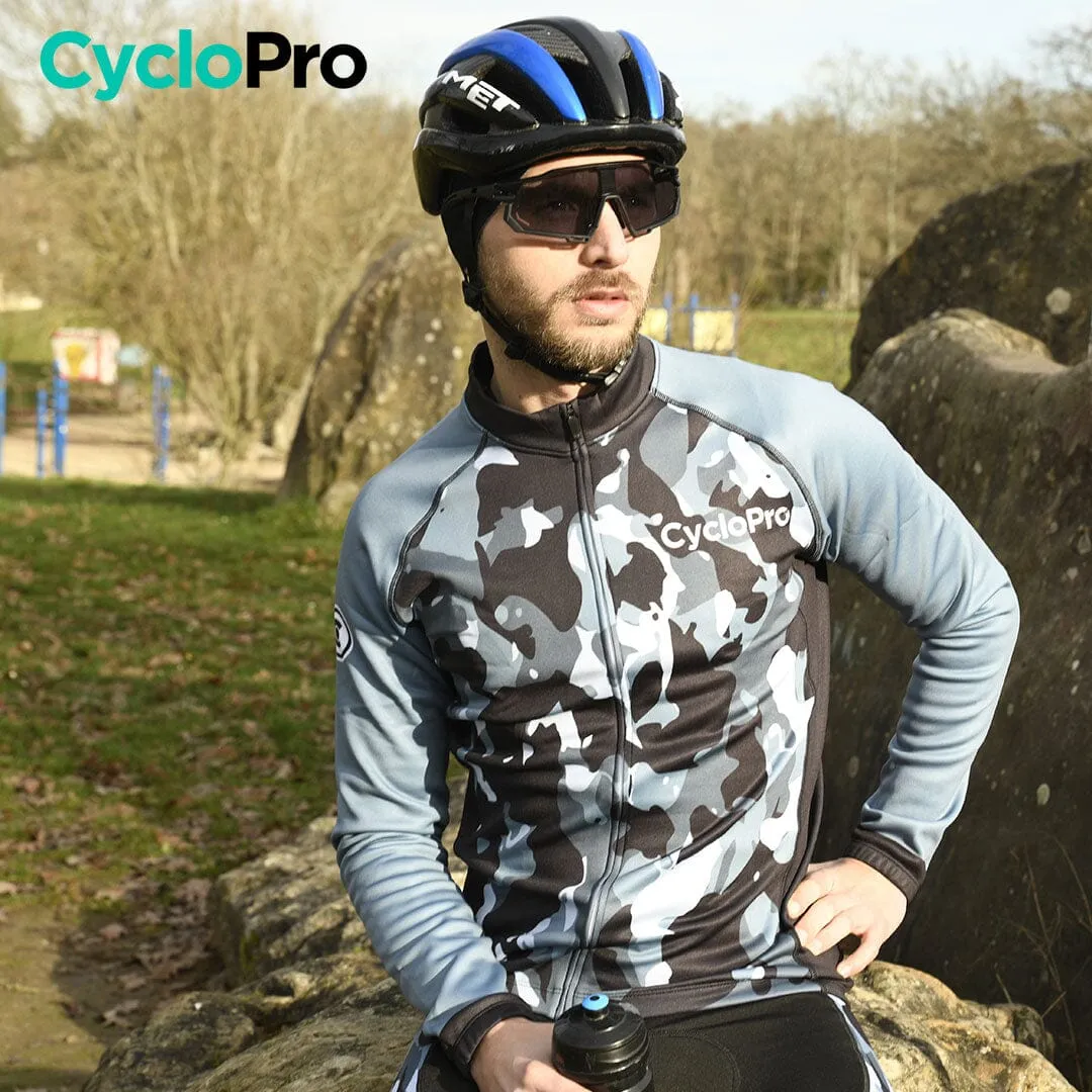 TENUE CYCLISTE HIVER MARINE - COMMANDEUR - DESTOCKAGE