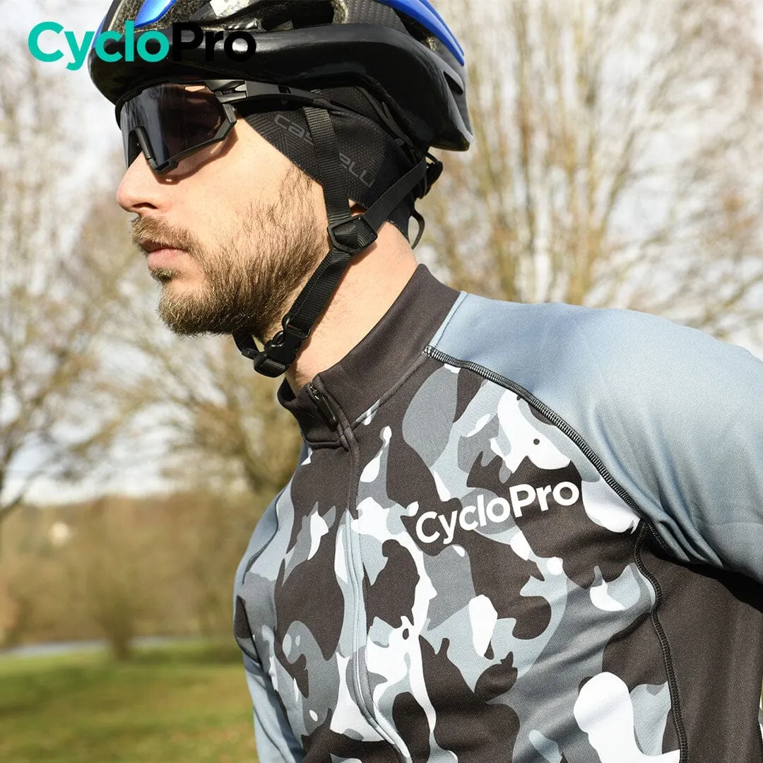 TENUE CYCLISTE HIVER MARINE - COMMANDEUR - DESTOCKAGE