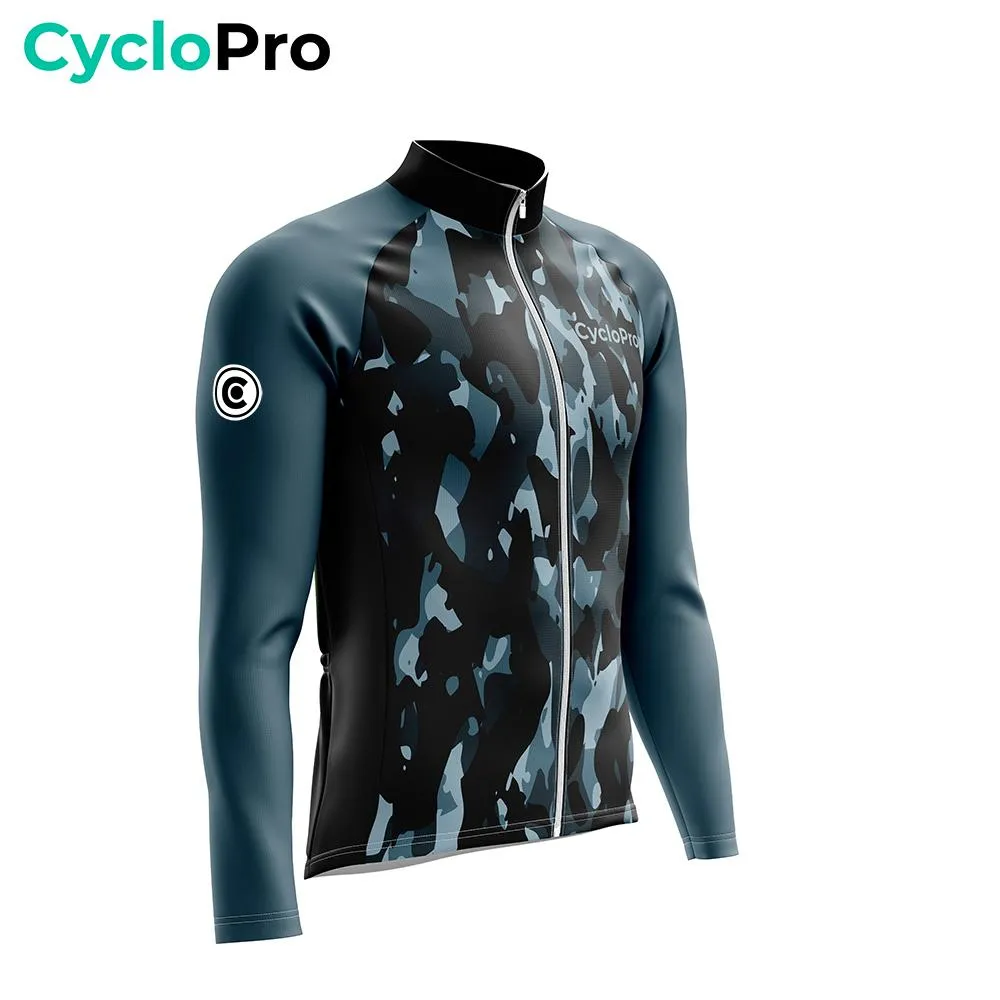 TENUE CYCLISTE HIVER MARINE - COMMANDEUR - DESTOCKAGE