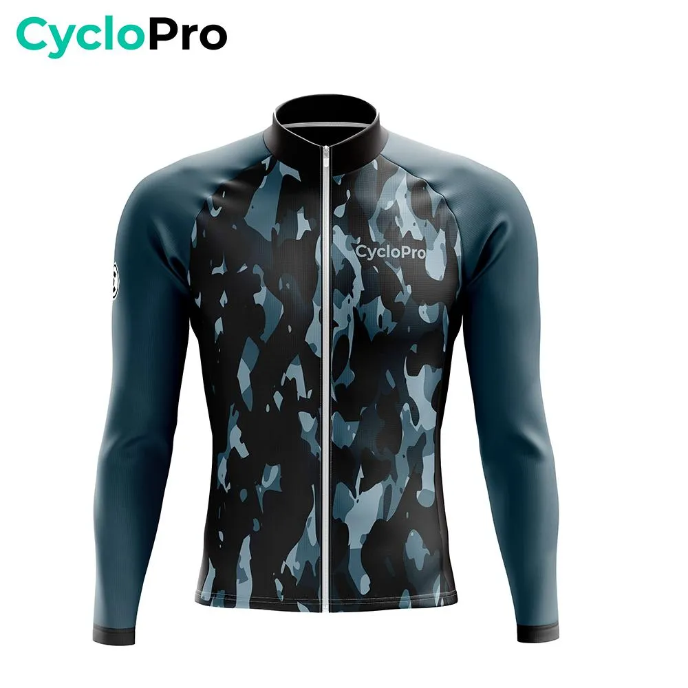 TENUE CYCLISTE HIVER MARINE - COMMANDEUR - DESTOCKAGE