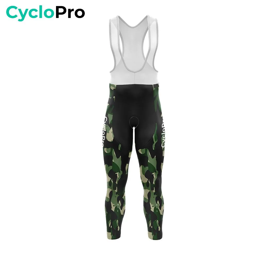 TENUE CYCLISTE HIVER VERTE - COMMANDEUR - DESTOCKAGE