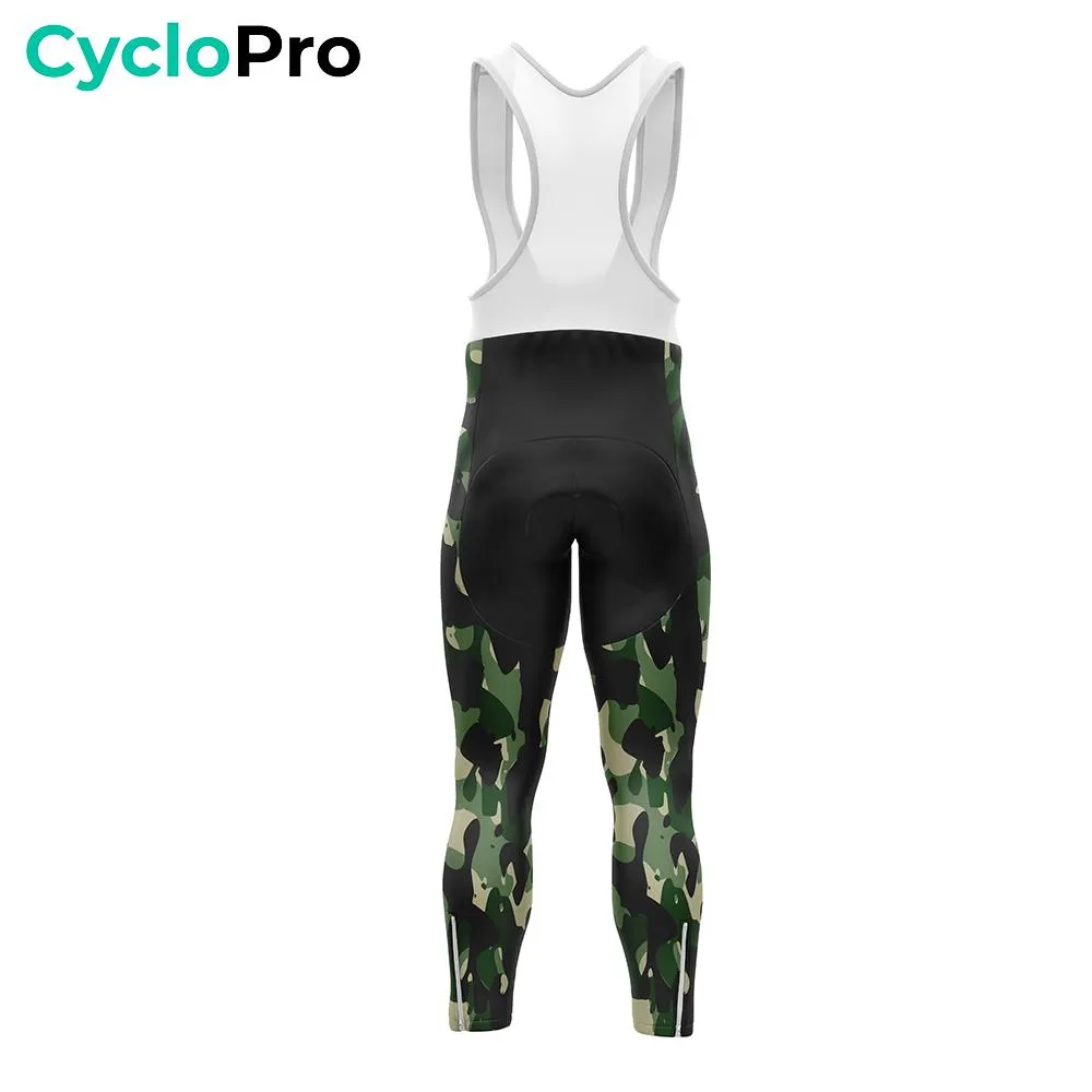 TENUE CYCLISTE HIVER VERTE - COMMANDEUR - DESTOCKAGE