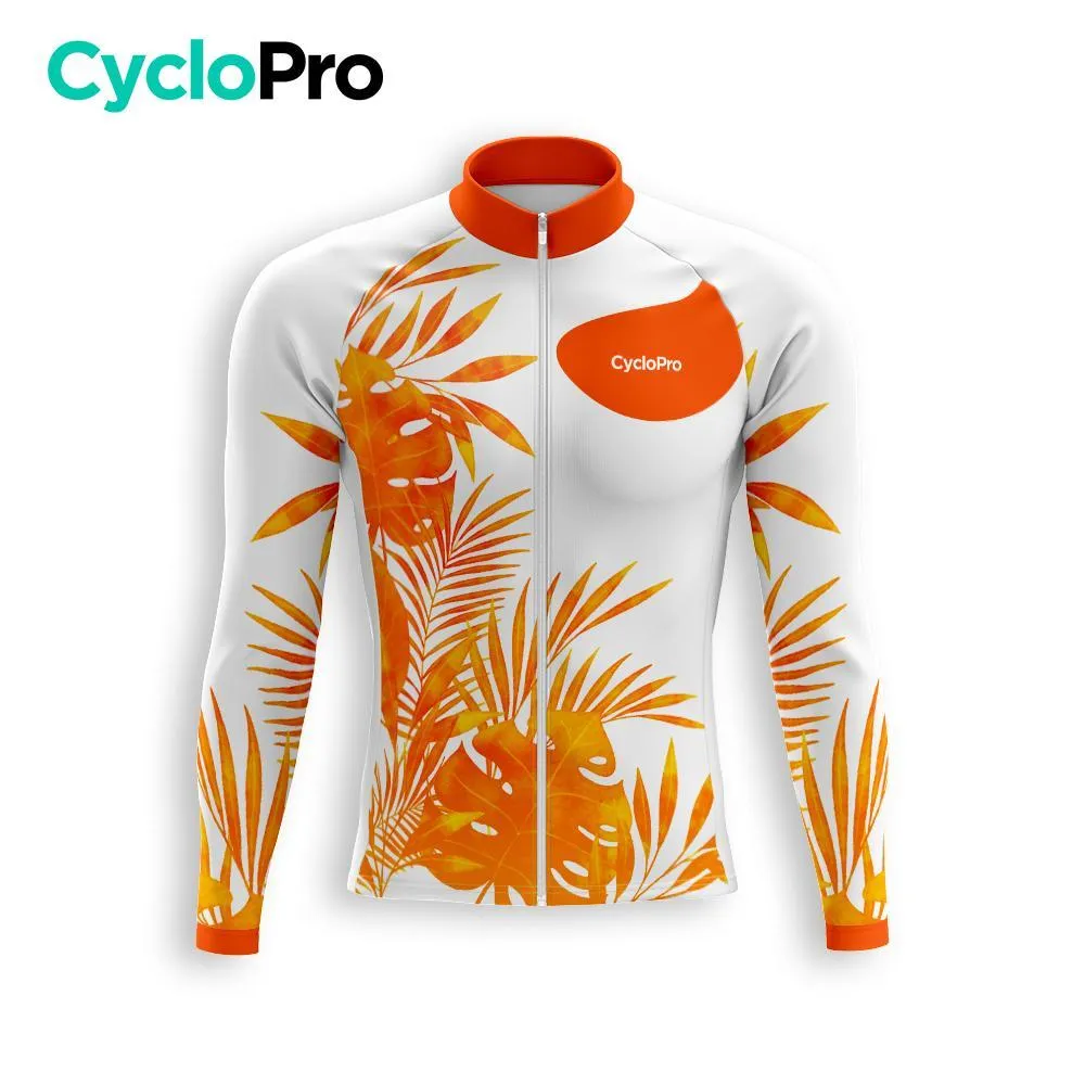 TENUE DE CYCLISTE HIVER HOMME ORANGE - NATURA+