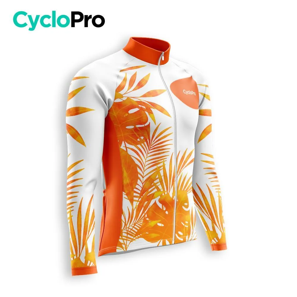 TENUE DE CYCLISTE HIVER HOMME ORANGE - NATURA+