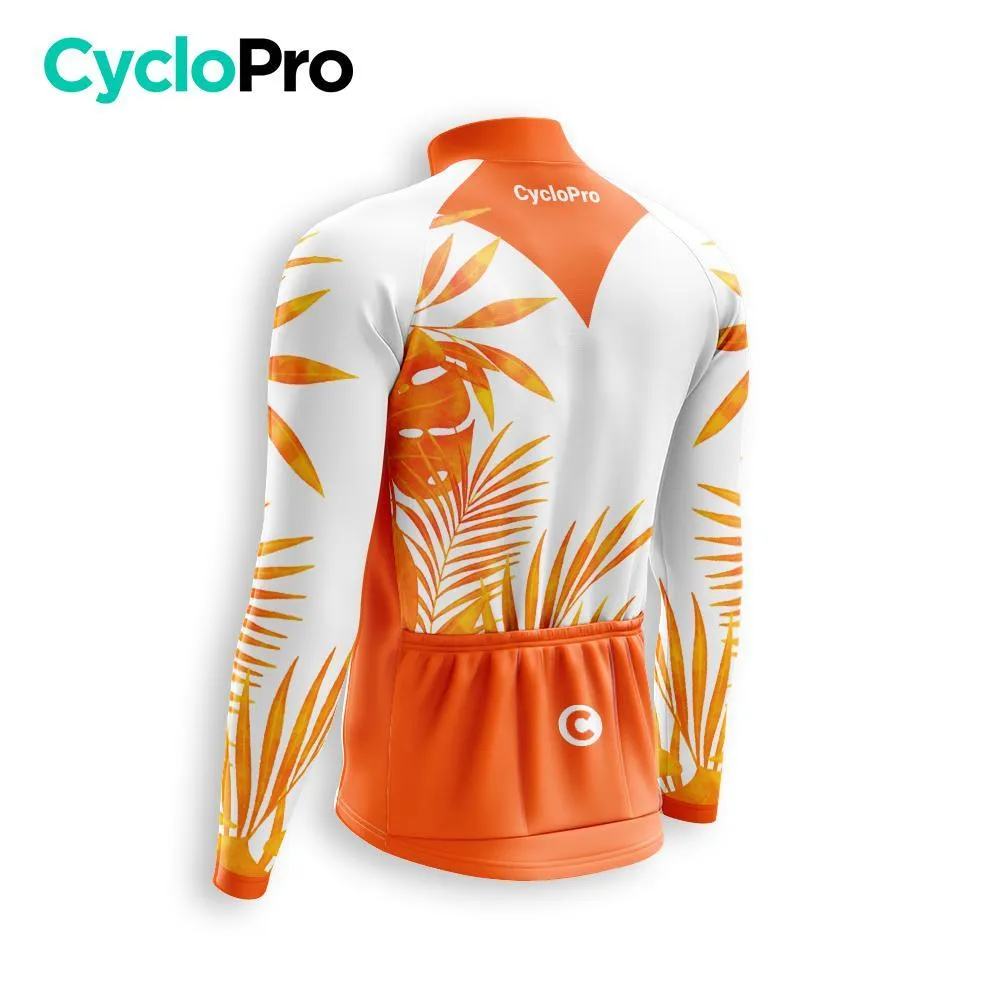 TENUE DE CYCLISTE HIVER HOMME ORANGE - NATURA+