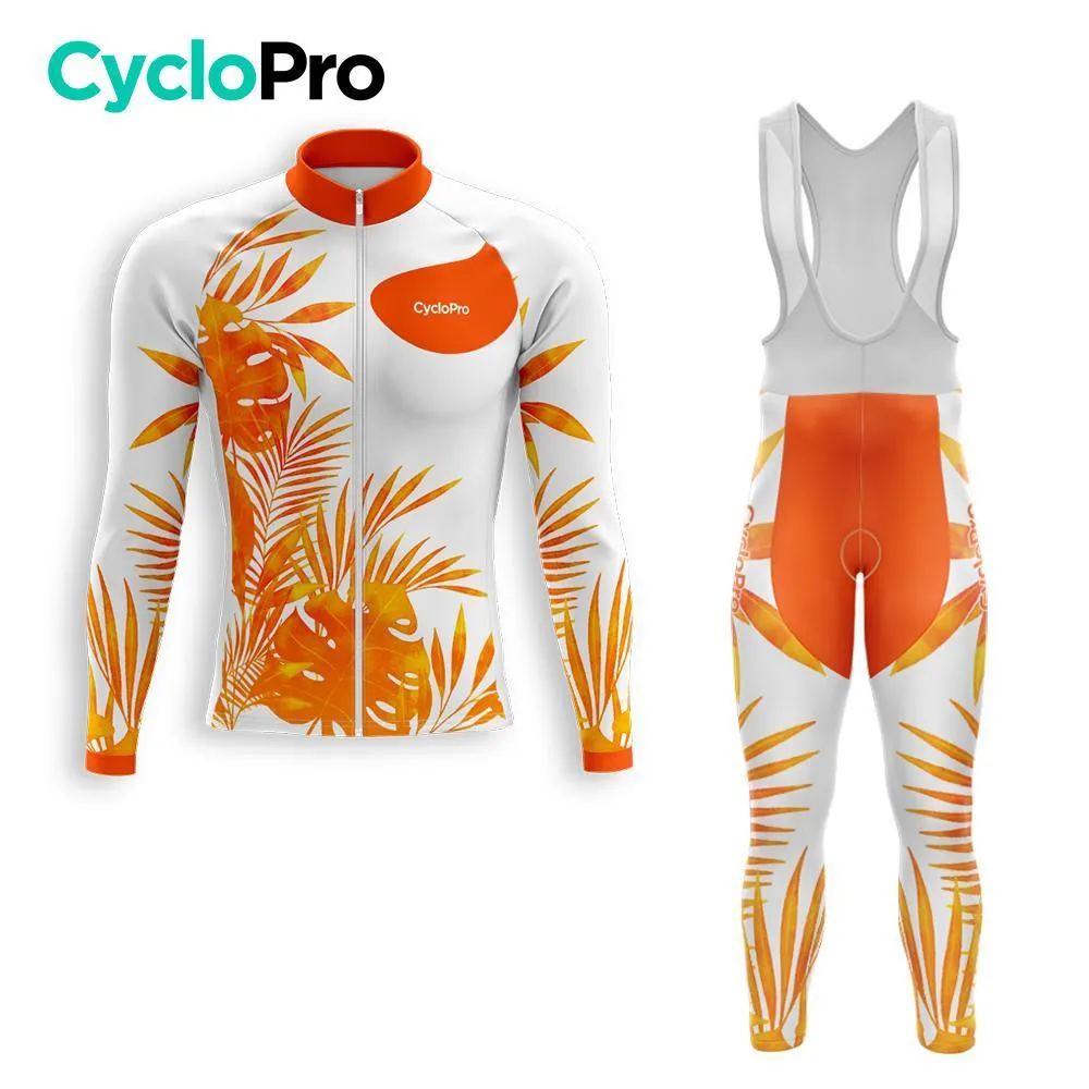 TENUE DE CYCLISTE HIVER HOMME ORANGE - NATURA+