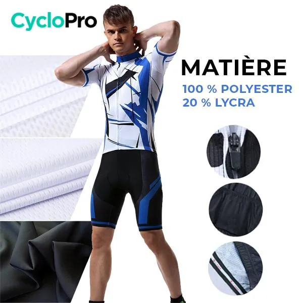 TENUE DE CYCLISTE ROUTE BLEUE - SENSAS+