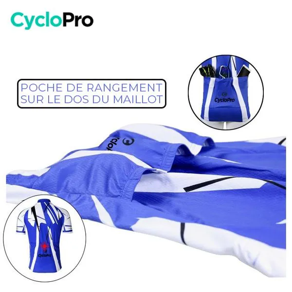 TENUE DE CYCLISTE ROUTE BLEUE - SENSAS+