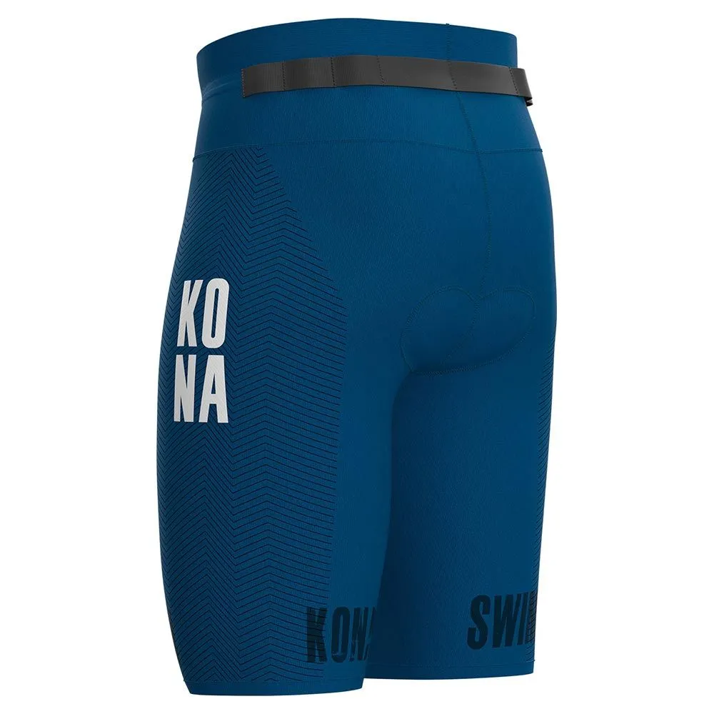 Textile Triathlon Compressport Homme | Cuissard de compression Triathlon Under Control Oxygen Kona 2019 Blue pour homme | SHO2KO