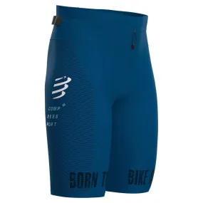 Textile Triathlon Compressport Homme | Cuissard de compression Triathlon Under Control Oxygen Kona 2019 Blue pour homme | SHO2KO