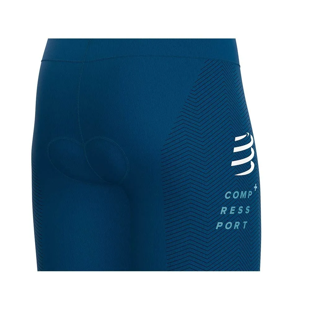 Textile Triathlon Compressport Homme | Cuissard de compression Triathlon Under Control Oxygen Kona 2019 Blue pour homme | SHO2KO