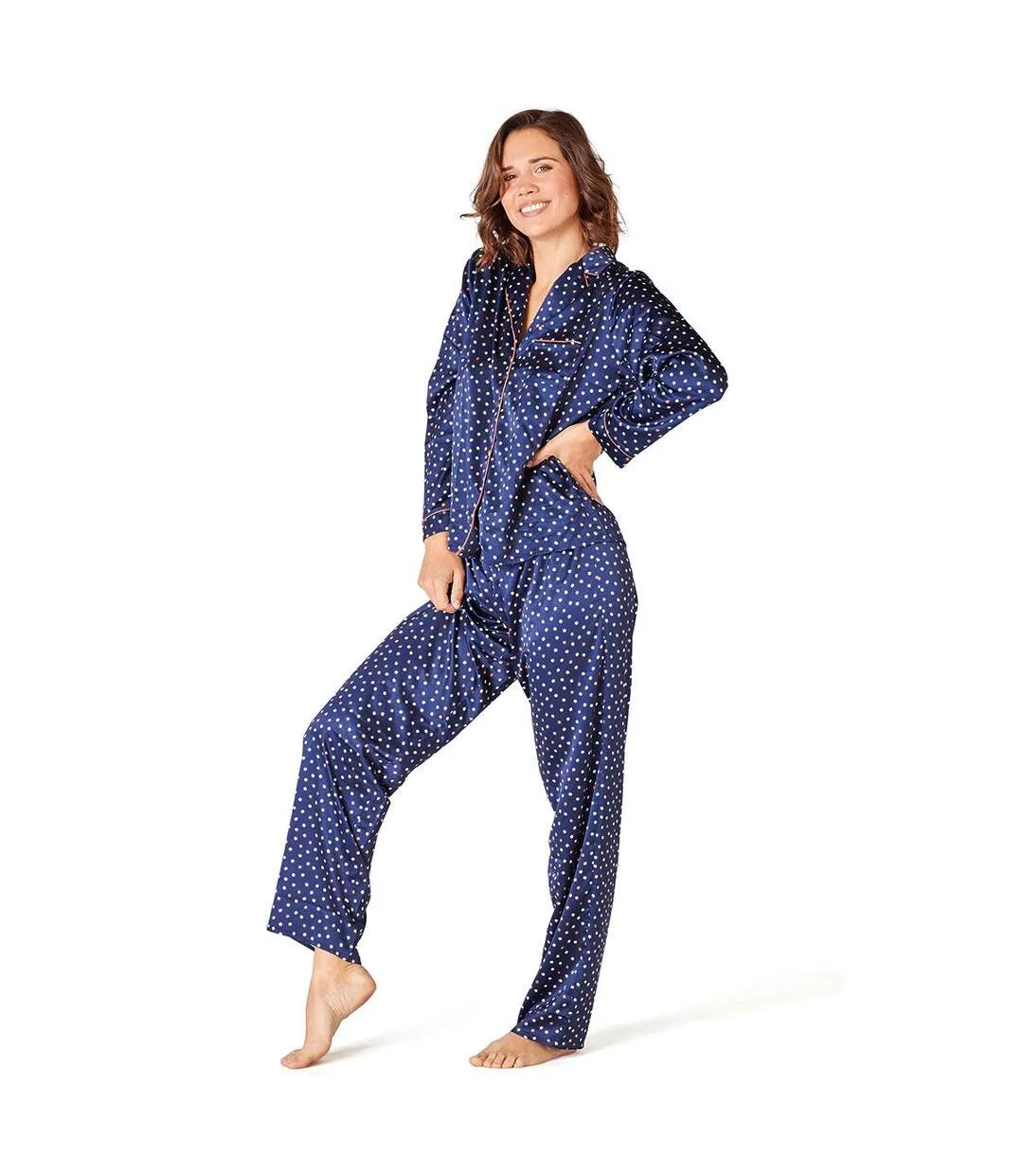 Top de pyjama bleu Brooklyn